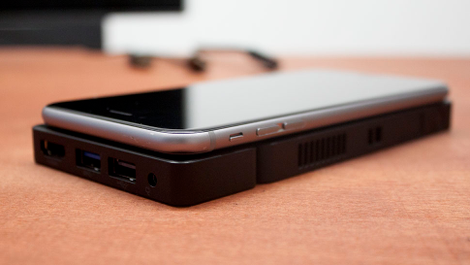 No bigger than an iPhone 6s Plus.